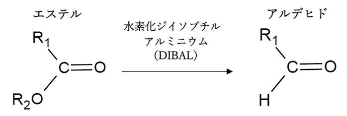 エステルのLiAlH4によるヒドリド還元でアルコール生成　反応機構　89回問12d
